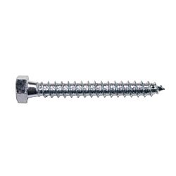 3/8 x 3 Hex Lag Screw (Full Thread) Zinc 50/Box - 400/Ctn