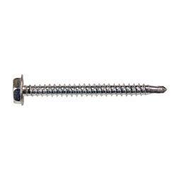 6 x 1-1/2 Hex Washer Head Self Drilling Screw Zinc 100/Box