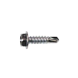 8 x 5/8 Hex Washer Head Self Drilling Screw Zinc 100/Box