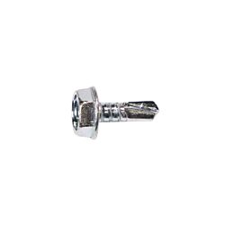 8 x 1/2 Hex Washer Head Self Drilling Screw Zinc 100/Box - 5000/Ctn