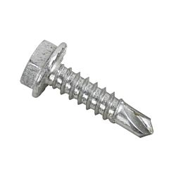 10 x 3/4 Hex Washer Head Self Drilling Screw Aluminum 500 Pc Jar