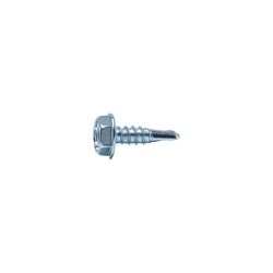10 x 5/8 Hex Washer Head Self Drilling Screw Zinc 100/Box
