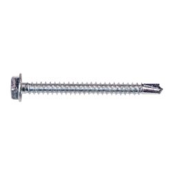 8 x 2 Hex Washer Head Self Drilling Screw Zinc 100/Box