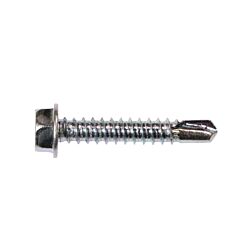 10 x 1-1/4 Hex Washer Head Self Drilling Screw Zinc 100/Box - 2500/Ctn