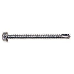 12 x 2-1/2 Hex Washer Head Self Drilling Screw Zinc - 1500/Ctn