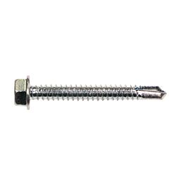 14 x 2 Hex Washer Head Self Drilling Screw Zinc 100/Box