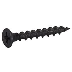 10 x 1-1/2 Flat Phillips Head Laminator Screw (Rock to Rock) Black Phosphate 5000/Ctn