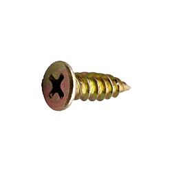 10-15 x 5/8 Flush Top Phillips Framing Sharp-Point Screw Zinc Yellow (Driver Bit Ph2) - 1000/Box - 10,000/Ctn