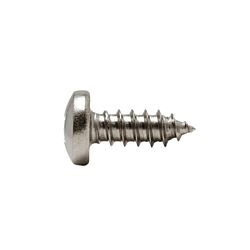 10 x 1/2 Pan Phillips Head Sheet Metal Screw Type AB Gr 18.8 Stainless Steel 1000/Box
