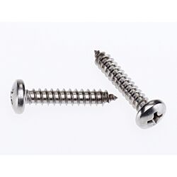10-16 x 1-1/4 Pan Phillips Head Sheet Metal Screw Type AB Gr 18.8 Stainless Steel 1000/Box