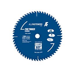 7-1/4 x 5/8DK x 60T Carbide Tipped Circular Saw Blade For Fine Wood Finishing 10/Box