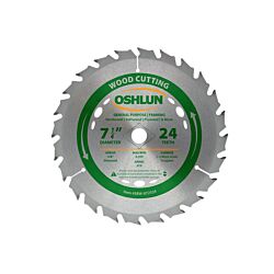 7-1/4 x 24T Carbide Tipped Circular Saw Blade For Wood Economy 50/Case