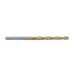 No 36 Jobber Drill Bit Gold Wire Tin-Coated 135 Degree Split Point 10/Pack