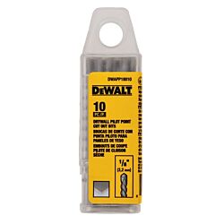 1/8" Dewalt Drywall Pilot Point Tip Cut-Out Bit 10-Pack (similar to Roto Zip)