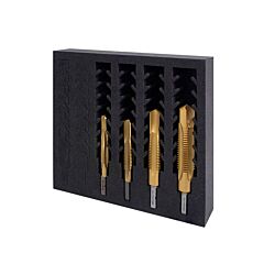 HMT VersaDrive HD Combi Drill-Tap Set, 1/2, 5/8, 3/4, 1” UNC Combi Drill Taps