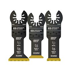 One Fit™ Storm Titanium Metal/Wood Oscillating Blades Variety Pack of 3