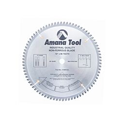 10 x 5/8 x 80T Carbide Tipped Triple Chip Circular Saw Blade for Non Ferrous