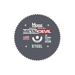 CSM1466FSC 14 x 66T Metal Devil® Steel Cutting Circular Saw Blade, 1in Arbor