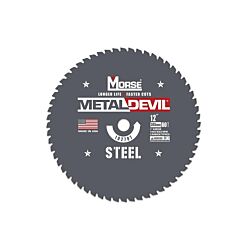 CSM1260FSC 12 x 60T Metal Devil® Steel Cutting Circular Saw Blade, 1in Arbor