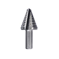 3/16 to 7/8 by 16ths Step Drill Bit 3/8 Shank