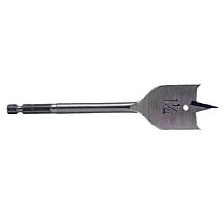 1-1/4 x 6 Spade Bit for Wood 1/4 Hex Shank