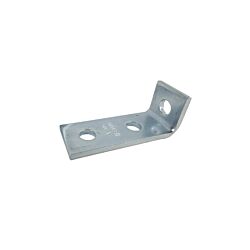 A-305  1-5/8 x 4-1/8 Strut Corner Angle 3 Hole Electro-Galvanized - 25/Box