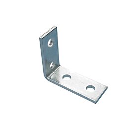3-1/2 x 4-1/8 Strut Corner Angle Bracket 90* 4-Hole EG, Domestic 25/Box