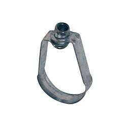 1-1/4 Adj. Swivel Ring Hanger, NFPA 3/8 Rod Size, Pre-Galvanized 100/Box
