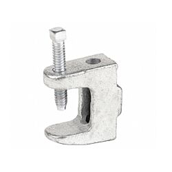 1/4-20 Beam Clamp with Tapped Hole Electro-Galvanized 100/Box