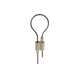 3/32" 160 lb Rated Standard Cable Locks, 10/Bag - 50/Case