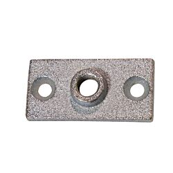 1/2 Three Hole Ceiling Plate Electro-Galvanized