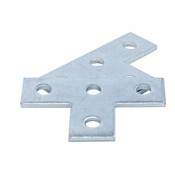 F-213 Flat Tee Plate 4 Hole 20/Box