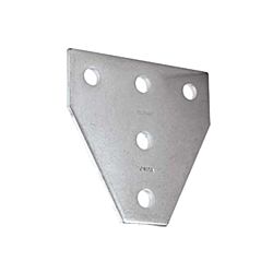 F-219 Flat Connector Plate 5 Hole 10/Box