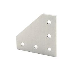 F-221 Flat Corner Plate 5 Hole 10/Box