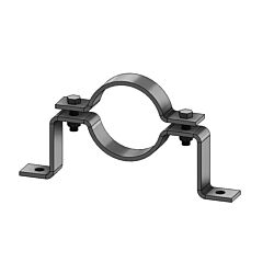 4" Offset Pipe Clamp Plain
