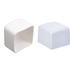 13/16 Plastic End Cap for Strut White