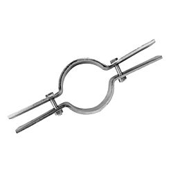 2-1/2 Standard Riser Clamp Electro-Galvanized 25/Box
