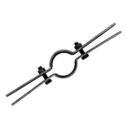 6" Standard Riser Clamp Plain 10/Box