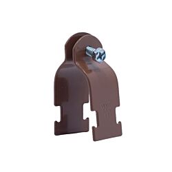 1/2in Copper Tubing Strut Clamp Assembled Copper 100/Box