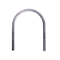 1/2-13 x 6-3/4 U-Bolt A307 Galvanized with 5-1/8 Between the Legs and 2-1/2 Thread