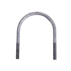 1/2-13 x 6-1/4 U-Bolt A307 Galvanized with 4-5/8 Between the Legs and 2-1/4 Thread