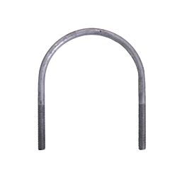 1/2-13 x 7-1/4 U-Bolt Low Carbon Galvanized with 5-3/4 Between the Legs and 2-3/4 Thread