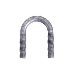 3/8-16 x 1-3/4 U-Bolt Low Carbon Galvanized with 7/8 Between the Legs and 3/4 Thread