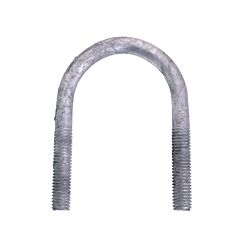 1/2-13 x 4 U-Bolt A307 Galvanized with 2-1/2 Between the Legs and 2-1/4 Thread