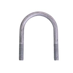 1/2-13 x 4-1/2 U-Bolt Low Carbon Galvanized with 3" Between the Legs and 1-5/8 Thread