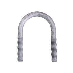 5/8-11 x 4-7/8 U-Bolt Low Carbon Galvanized with 3" Between the Legs and 2-1/2 Thread