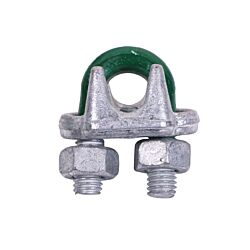 G-6240 1/2 Green Pin Drop Forged Wire Rope Clip Galvanized