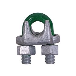 G-6240 5/8 Green Pin Drop Forged Wire Rope Clip Galvanized