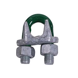 G-6240 1" Green Pin Drop Forged Wire Rope Clip Galvanized
