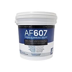 AF607 1 Gallon Gray Premium Water Based Duct Sealant - Smooth Coat - 4/case 144/Pallet